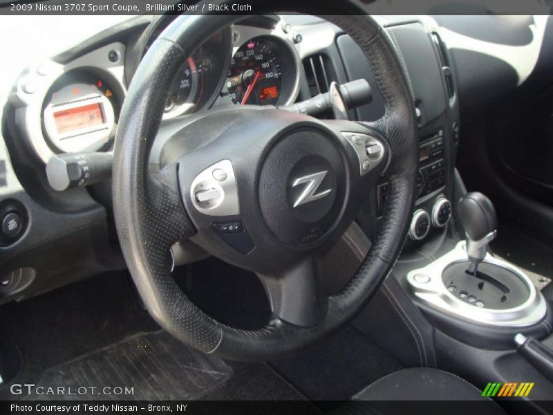 Brilliant Silver / Black Cloth 2009 Nissan 370Z Sport Coupe