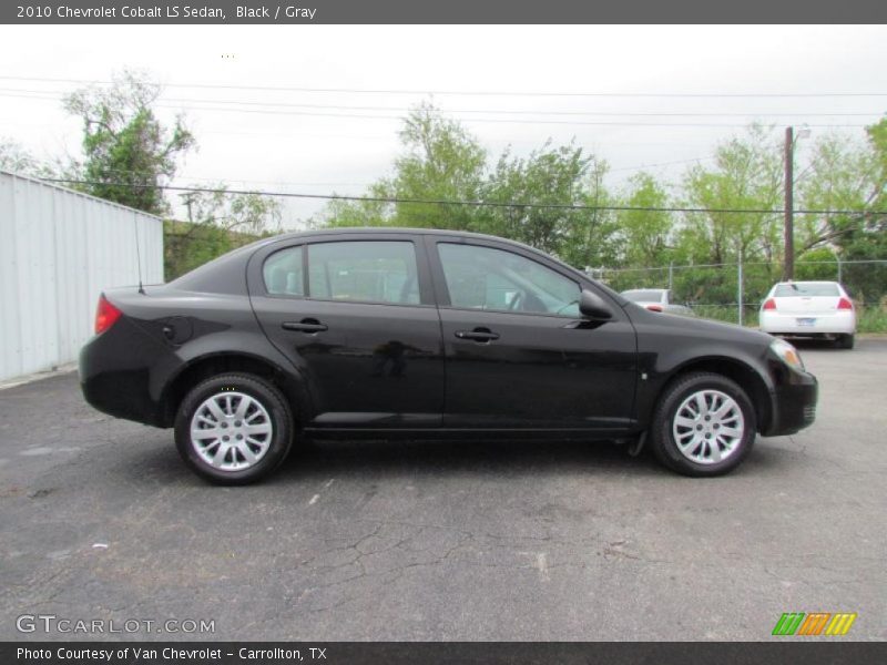 Black / Gray 2010 Chevrolet Cobalt LS Sedan