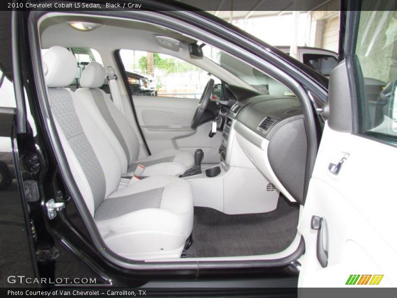 Black / Gray 2010 Chevrolet Cobalt LS Sedan