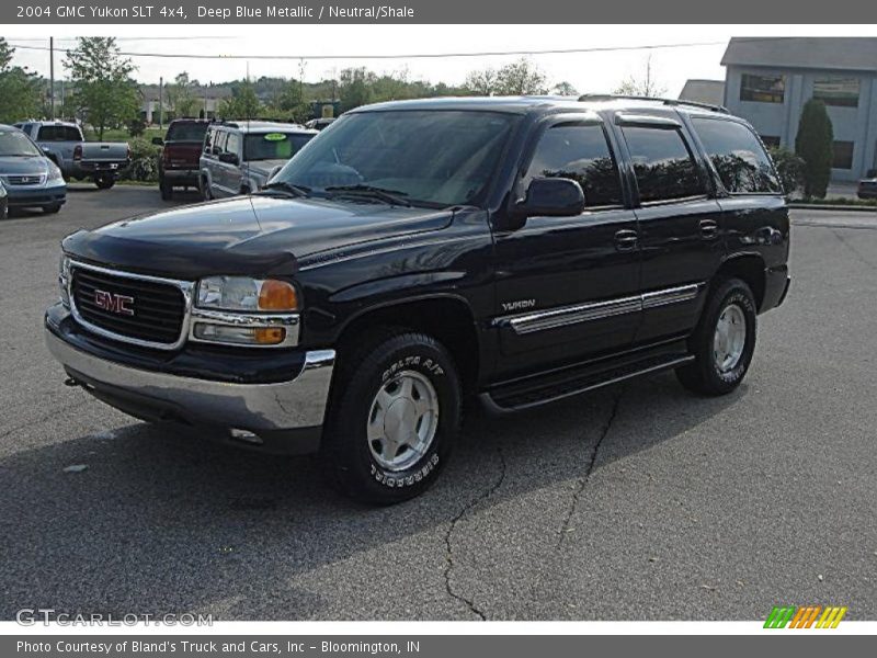 Deep Blue Metallic / Neutral/Shale 2004 GMC Yukon SLT 4x4