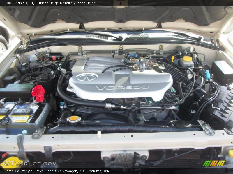 Tuscan Beige Metallic / Stone Beige 2001 Infiniti QX4