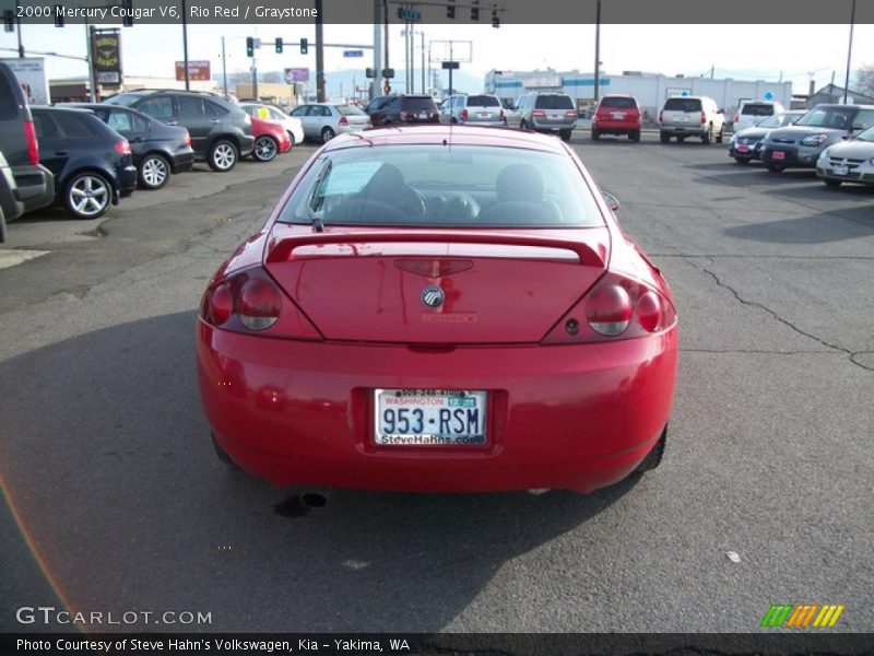 Rio Red / Graystone 2000 Mercury Cougar V6