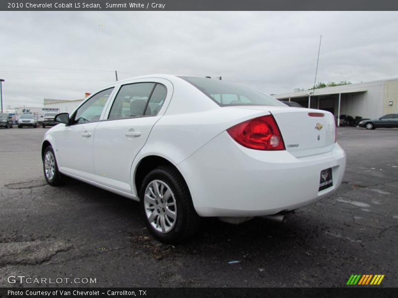 Summit White / Gray 2010 Chevrolet Cobalt LS Sedan