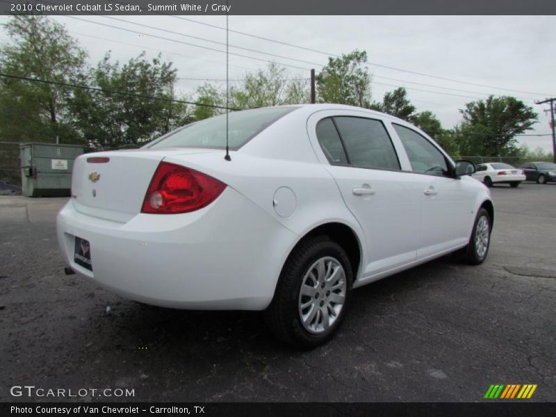 Summit White / Gray 2010 Chevrolet Cobalt LS Sedan