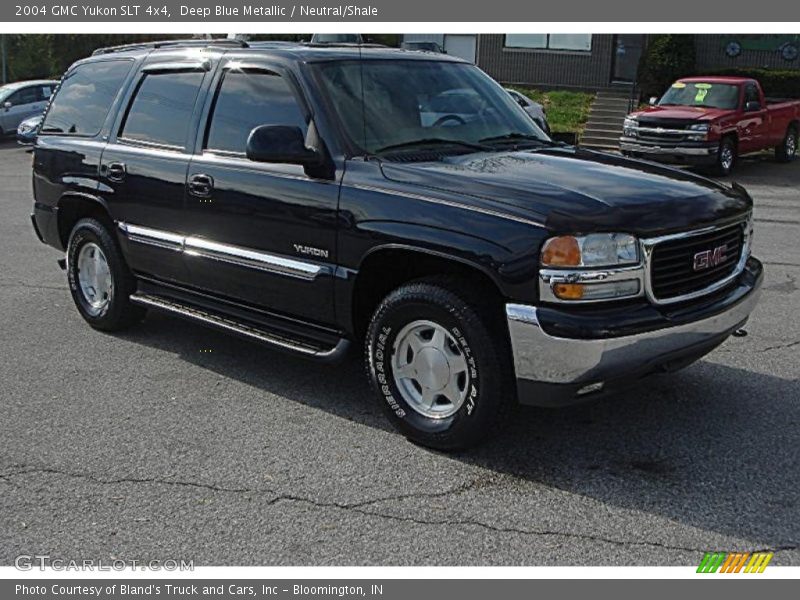 Deep Blue Metallic / Neutral/Shale 2004 GMC Yukon SLT 4x4