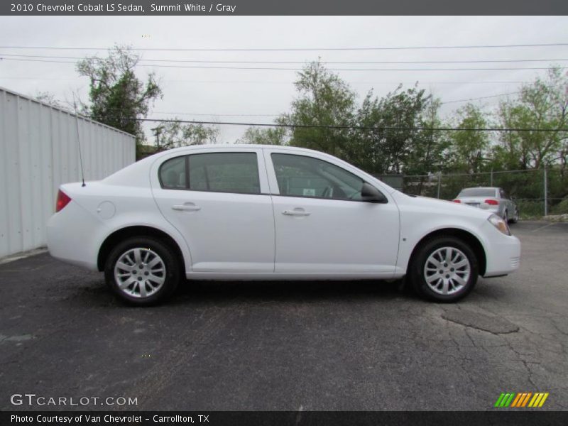 Summit White / Gray 2010 Chevrolet Cobalt LS Sedan