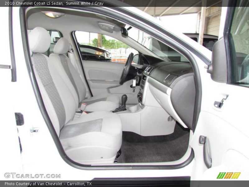 Summit White / Gray 2010 Chevrolet Cobalt LS Sedan