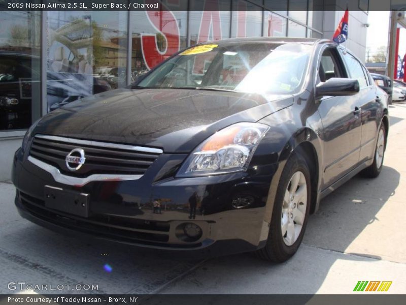 Super Black / Charcoal 2009 Nissan Altima 2.5 SL