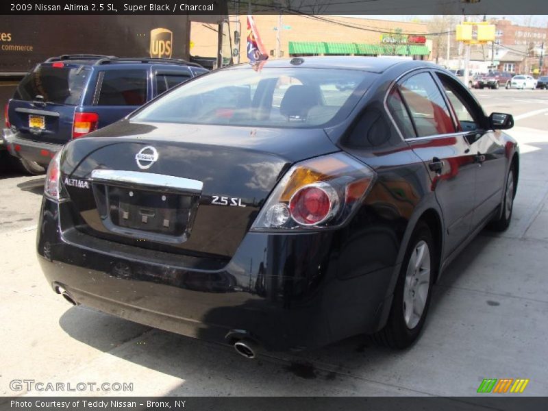 Super Black / Charcoal 2009 Nissan Altima 2.5 SL