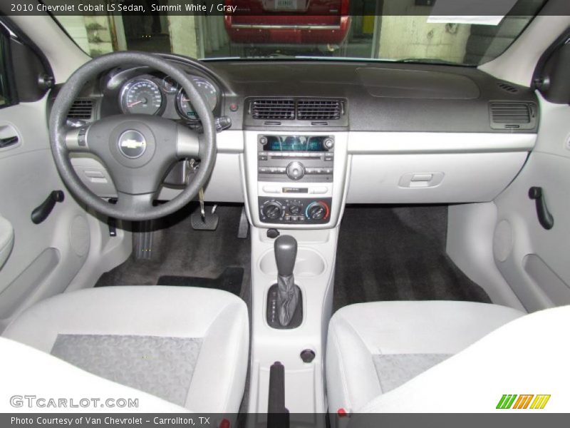 Summit White / Gray 2010 Chevrolet Cobalt LS Sedan