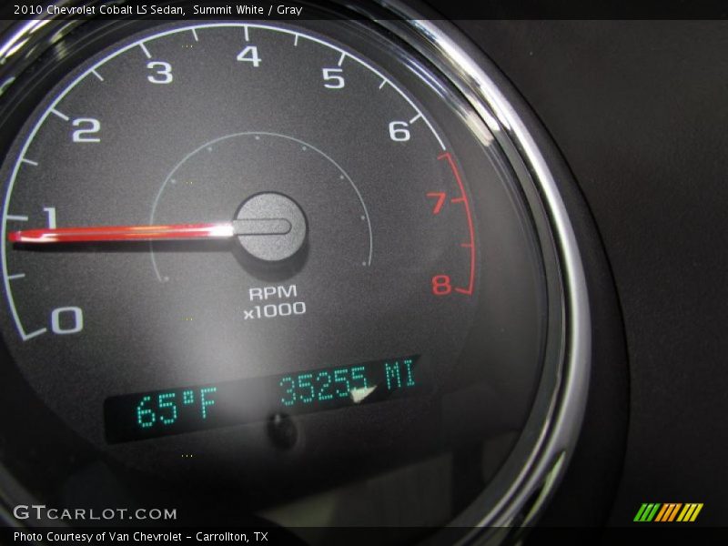 Summit White / Gray 2010 Chevrolet Cobalt LS Sedan