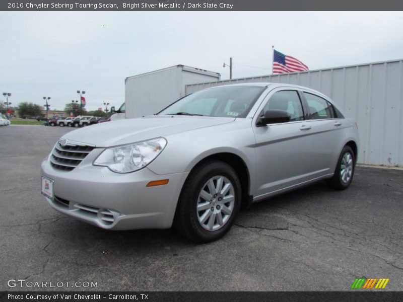 Bright Silver Metallic / Dark Slate Gray 2010 Chrysler Sebring Touring Sedan