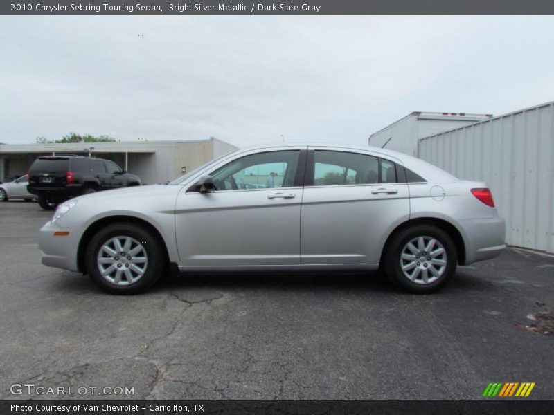 Bright Silver Metallic / Dark Slate Gray 2010 Chrysler Sebring Touring Sedan