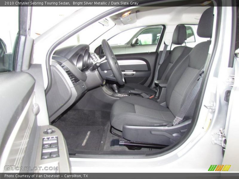 Bright Silver Metallic / Dark Slate Gray 2010 Chrysler Sebring Touring Sedan