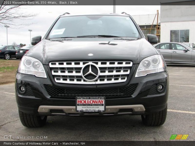 Black / Black 2011 Mercedes-Benz ML 350 4Matic