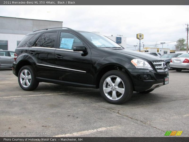 Black / Black 2011 Mercedes-Benz ML 350 4Matic