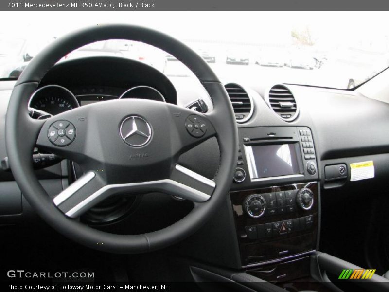 Black / Black 2011 Mercedes-Benz ML 350 4Matic