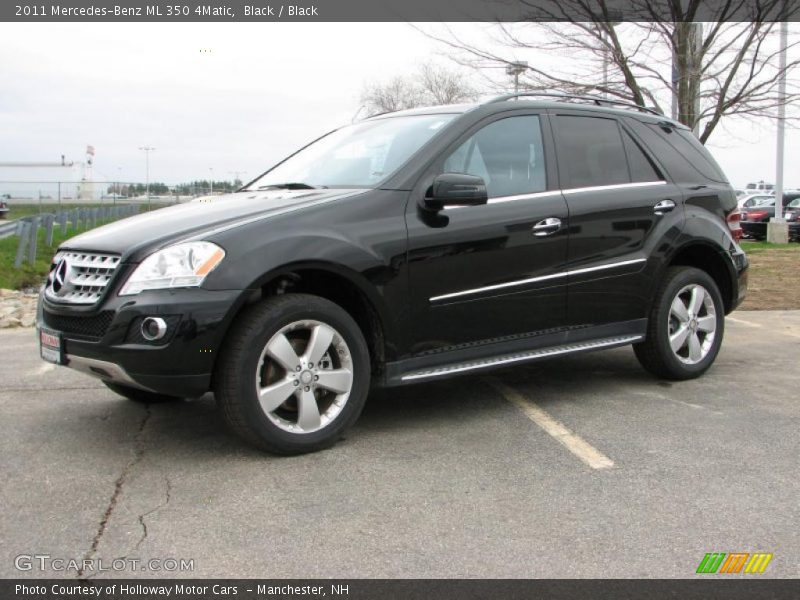 Black / Black 2011 Mercedes-Benz ML 350 4Matic