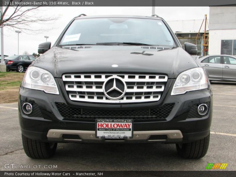 Black / Black 2011 Mercedes-Benz ML 350 4Matic