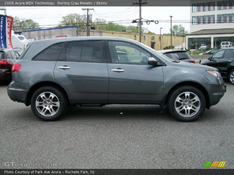 Sterling Gray Metallic / Ebony 2008 Acura MDX Technology