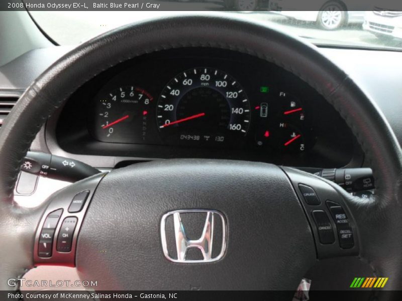 Baltic Blue Pearl / Gray 2008 Honda Odyssey EX-L