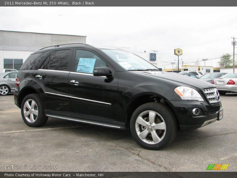 Black / Black 2011 Mercedes-Benz ML 350 4Matic