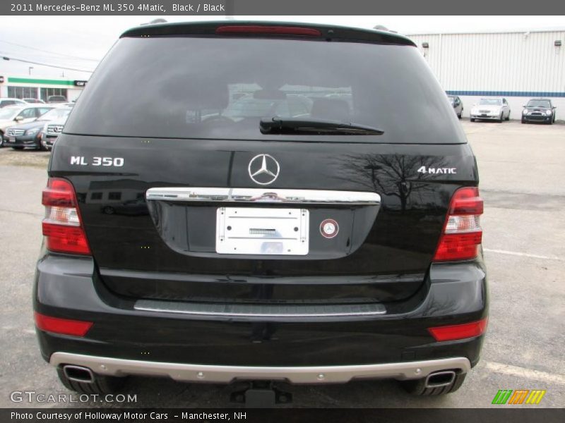 Black / Black 2011 Mercedes-Benz ML 350 4Matic