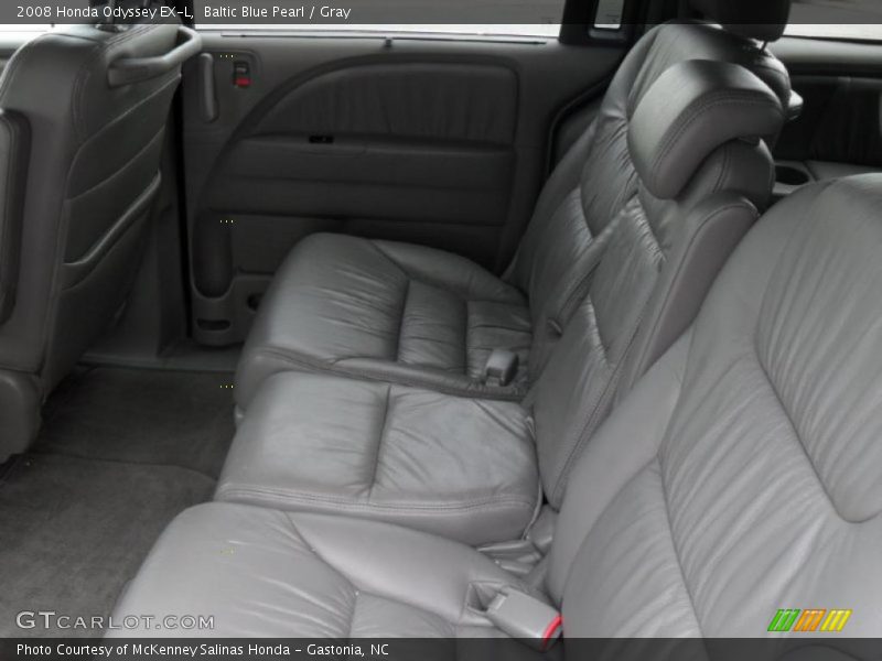 Baltic Blue Pearl / Gray 2008 Honda Odyssey EX-L