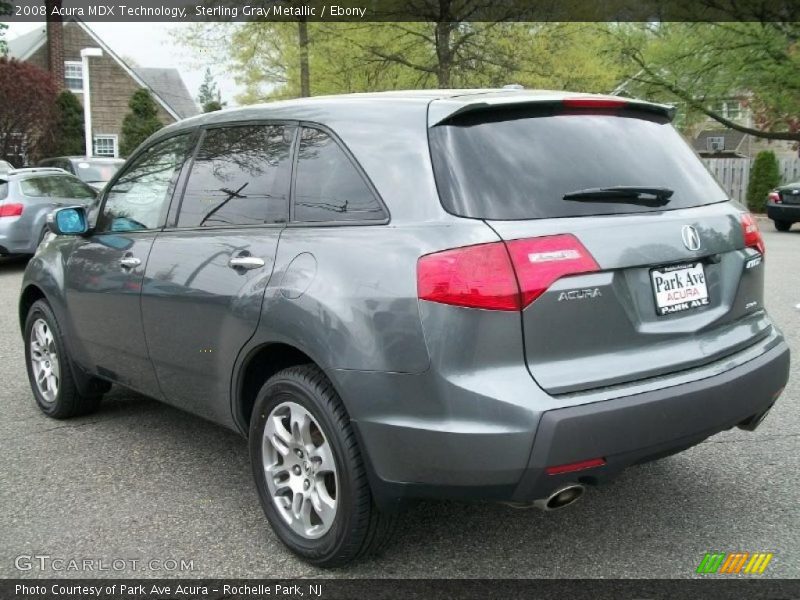 Sterling Gray Metallic / Ebony 2008 Acura MDX Technology