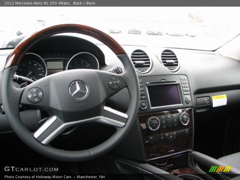 Black / Black 2011 Mercedes-Benz ML 350 4Matic