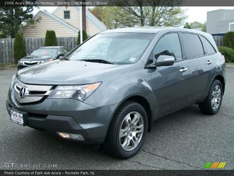 Sterling Gray Metallic / Ebony 2008 Acura MDX Technology