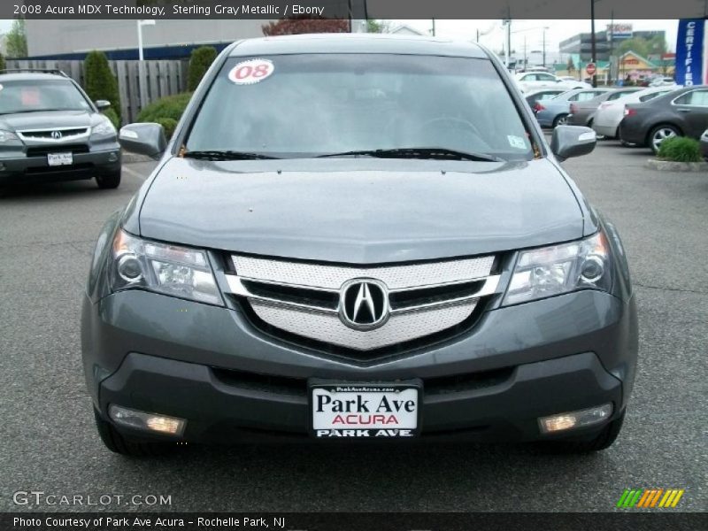 Sterling Gray Metallic / Ebony 2008 Acura MDX Technology