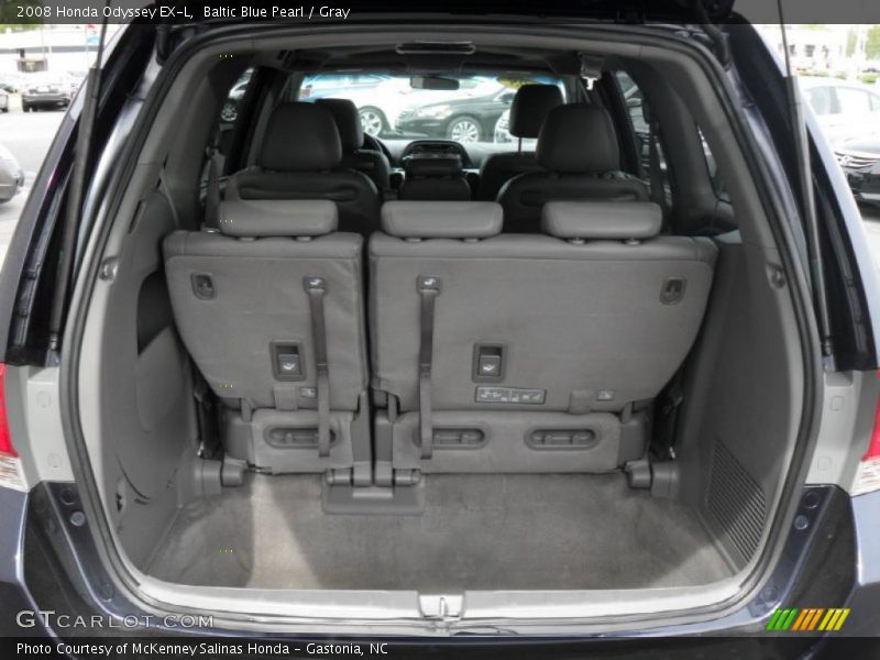 Baltic Blue Pearl / Gray 2008 Honda Odyssey EX-L
