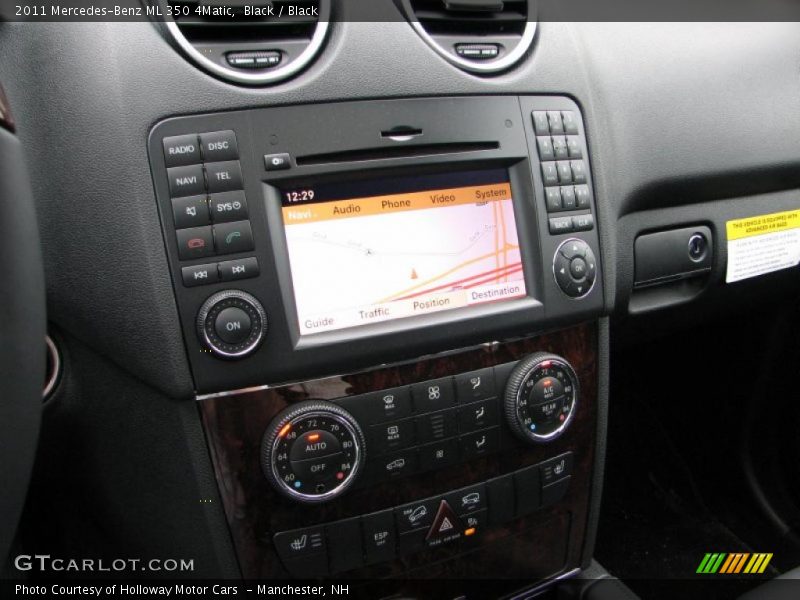 Black / Black 2011 Mercedes-Benz ML 350 4Matic