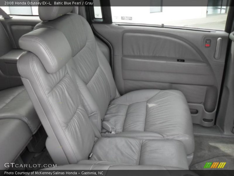 Baltic Blue Pearl / Gray 2008 Honda Odyssey EX-L