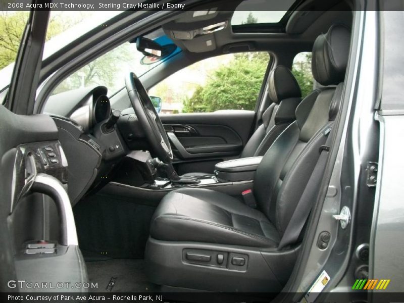 Sterling Gray Metallic / Ebony 2008 Acura MDX Technology