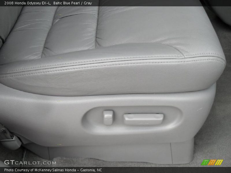 Baltic Blue Pearl / Gray 2008 Honda Odyssey EX-L