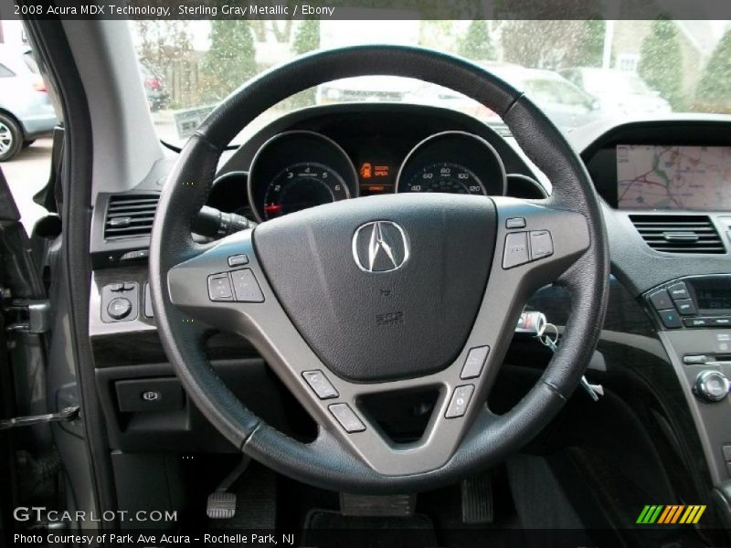 Sterling Gray Metallic / Ebony 2008 Acura MDX Technology