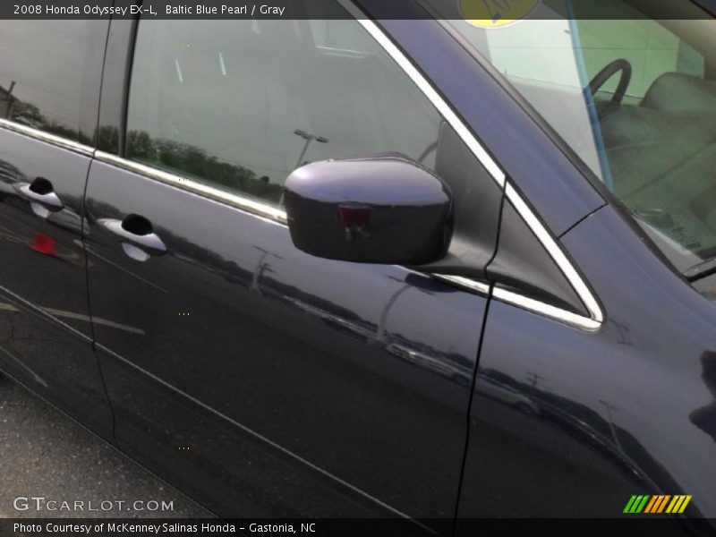 Baltic Blue Pearl / Gray 2008 Honda Odyssey EX-L