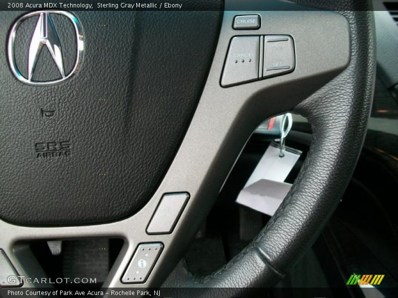 Sterling Gray Metallic / Ebony 2008 Acura MDX Technology