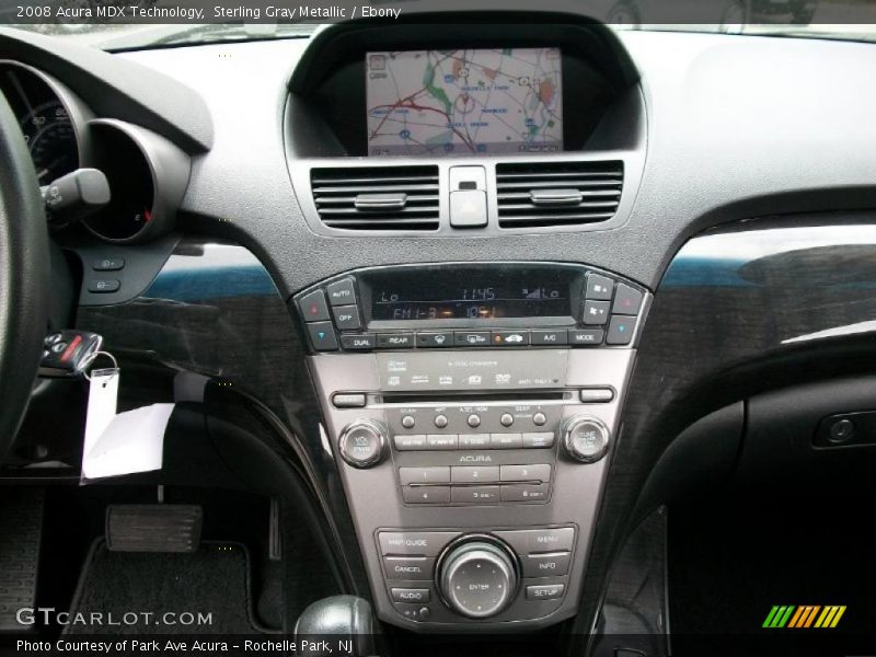 Sterling Gray Metallic / Ebony 2008 Acura MDX Technology