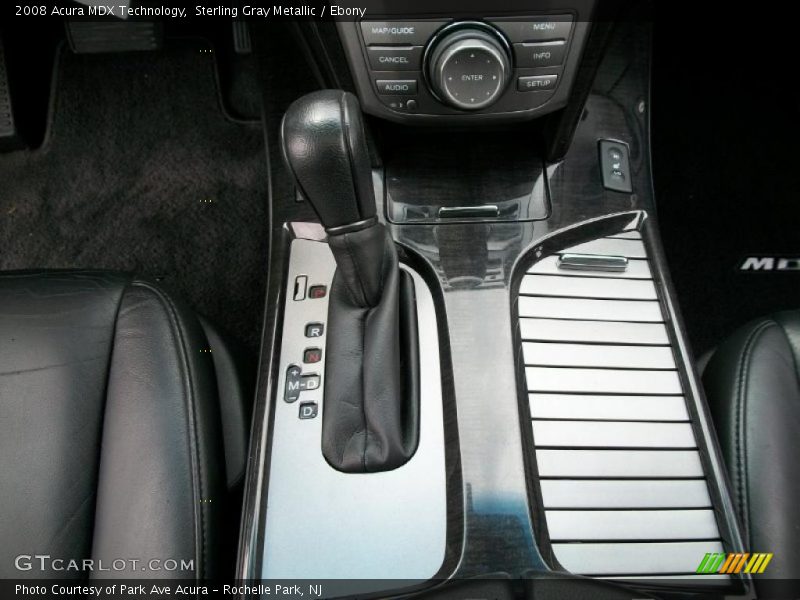 Sterling Gray Metallic / Ebony 2008 Acura MDX Technology