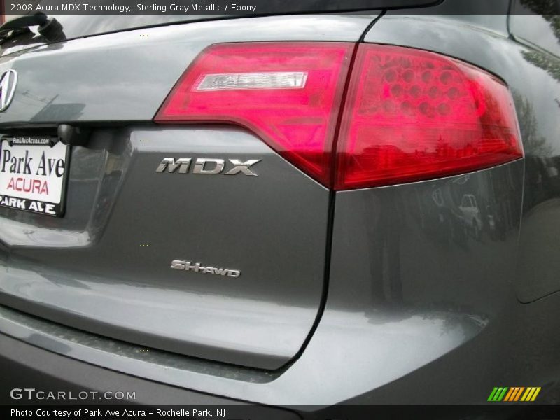 Sterling Gray Metallic / Ebony 2008 Acura MDX Technology