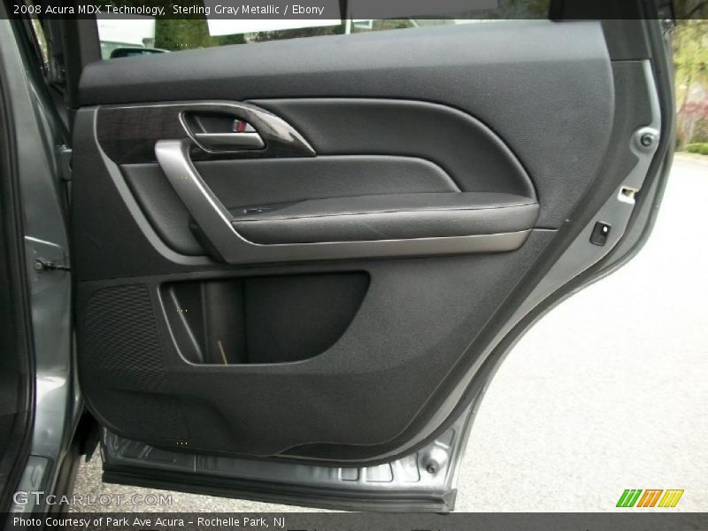 Sterling Gray Metallic / Ebony 2008 Acura MDX Technology