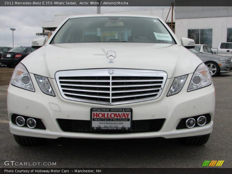 Arctic White / Almond/Mocha 2011 Mercedes-Benz E 350 4Matic Sedan