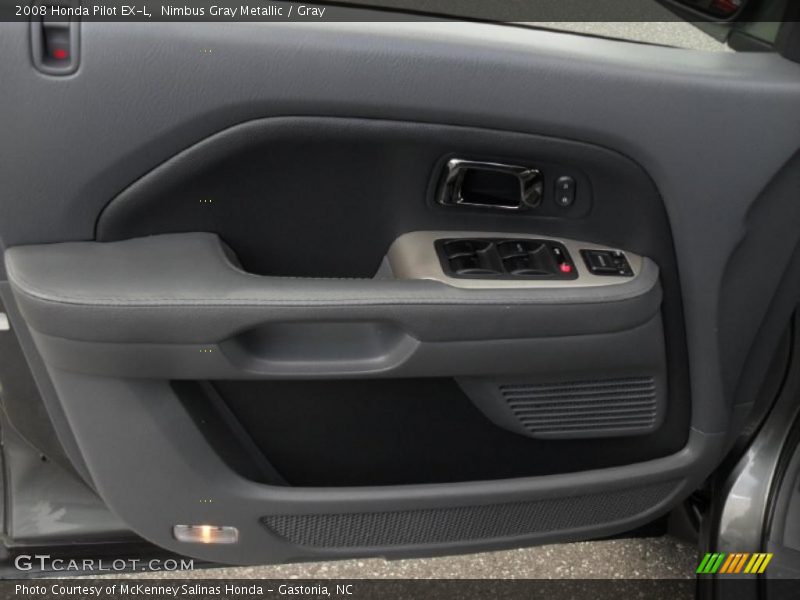 Nimbus Gray Metallic / Gray 2008 Honda Pilot EX-L