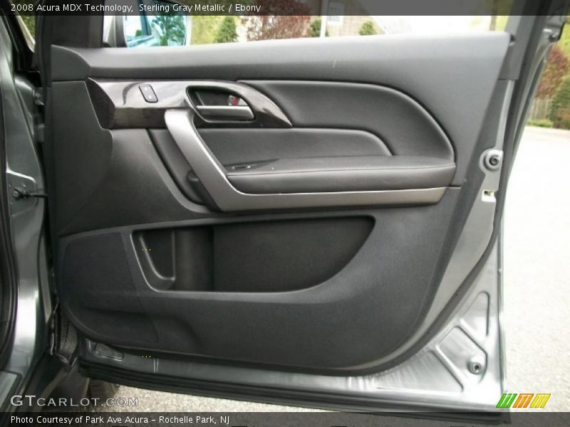 Sterling Gray Metallic / Ebony 2008 Acura MDX Technology