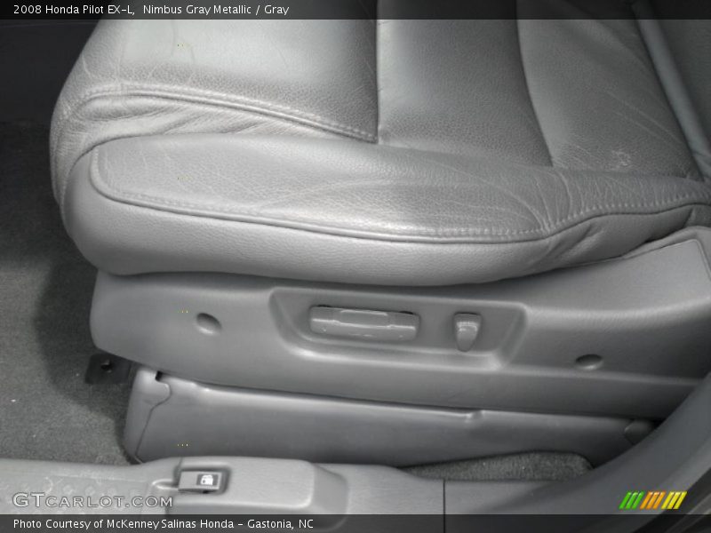 Nimbus Gray Metallic / Gray 2008 Honda Pilot EX-L