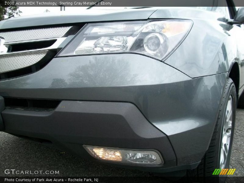 Sterling Gray Metallic / Ebony 2008 Acura MDX Technology