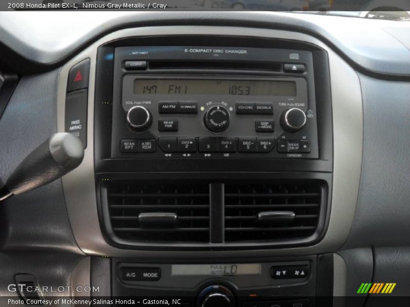 Nimbus Gray Metallic / Gray 2008 Honda Pilot EX-L